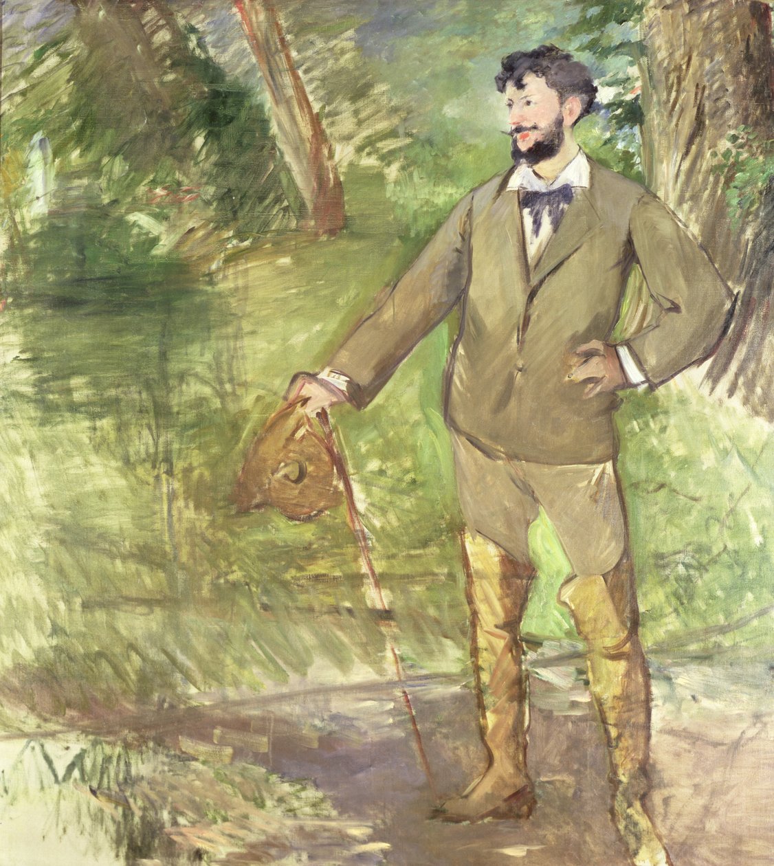 Portræt af Emile-Auguste Carolus-Duran (1838-1917) ca. 1876 af Édouard Manet