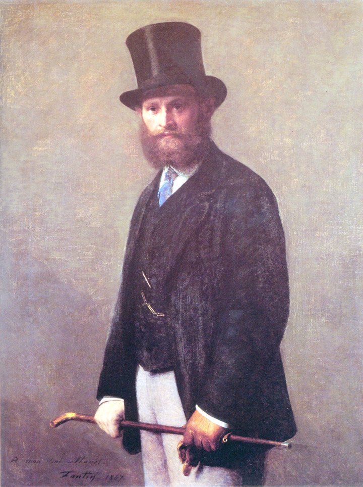 Portræt af Édouard Manet af Édouard Manet