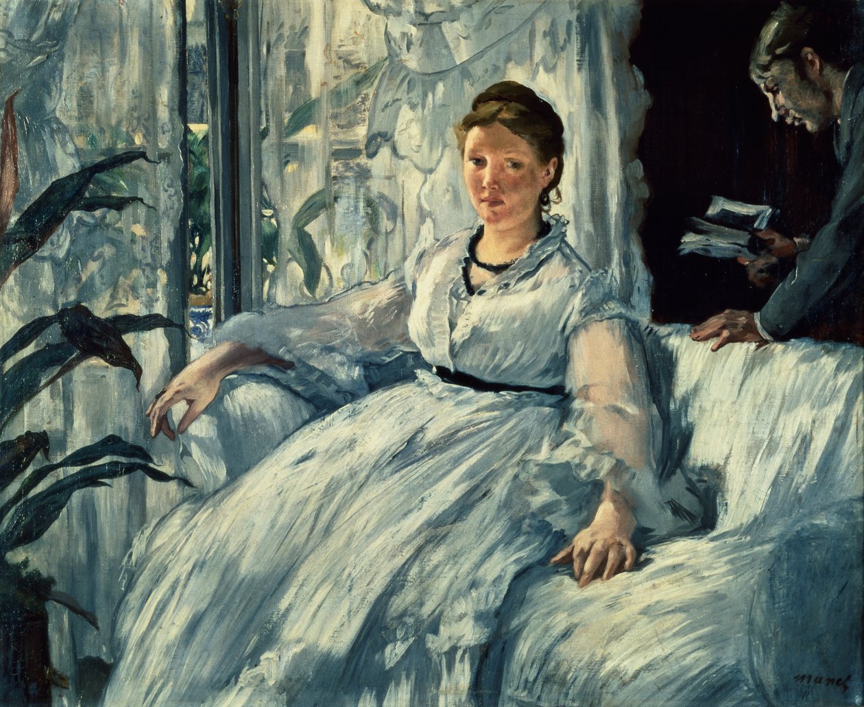 Læsning, 1865 af Édouard Manet