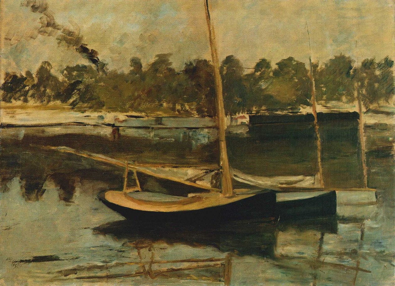Sejlbåde i Argenteuil af Édouard Manet