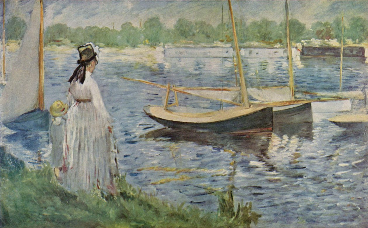 Bredden af ​​Seinen ved Argenteuil af Édouard Manet