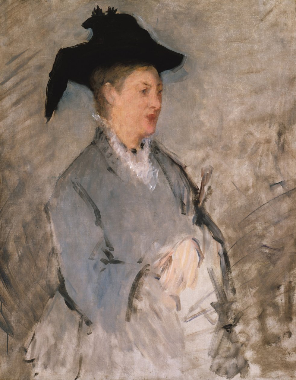 Suzanne Leenhoff af Édouard Manet