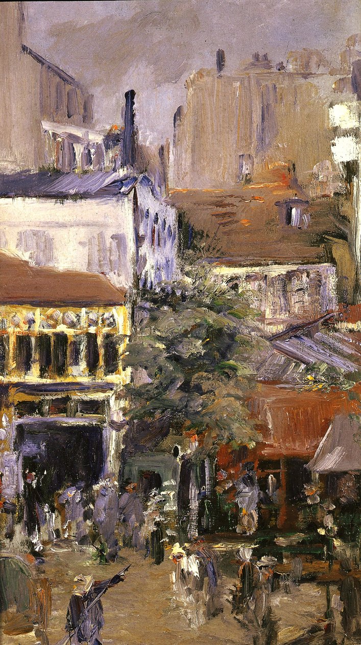 Visning taget nær Place Clichy (Rue) af Édouard Manet