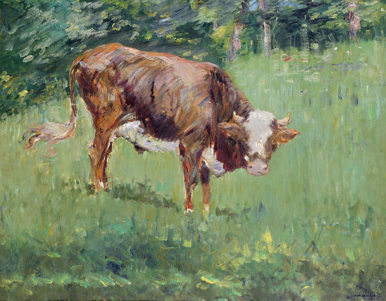 Ung tyr på en eng, 1881 af Édouard Manet