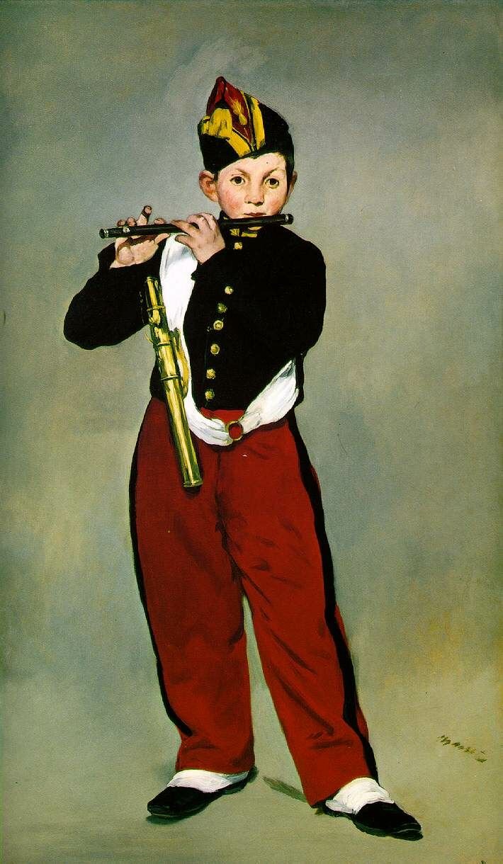 Young Flautist eller The Fifer af Édouard Manet