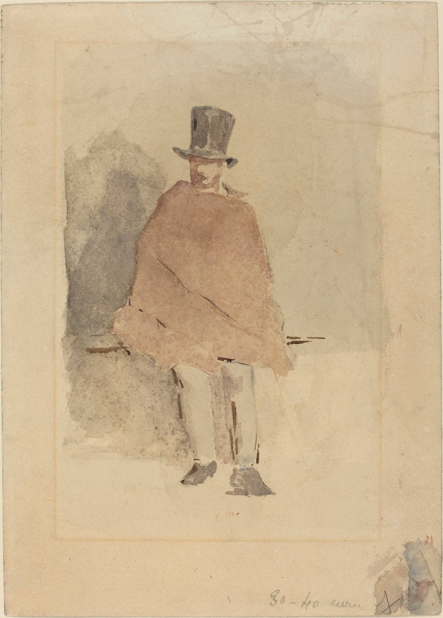Manden i den høje hat af Édouard Manet
