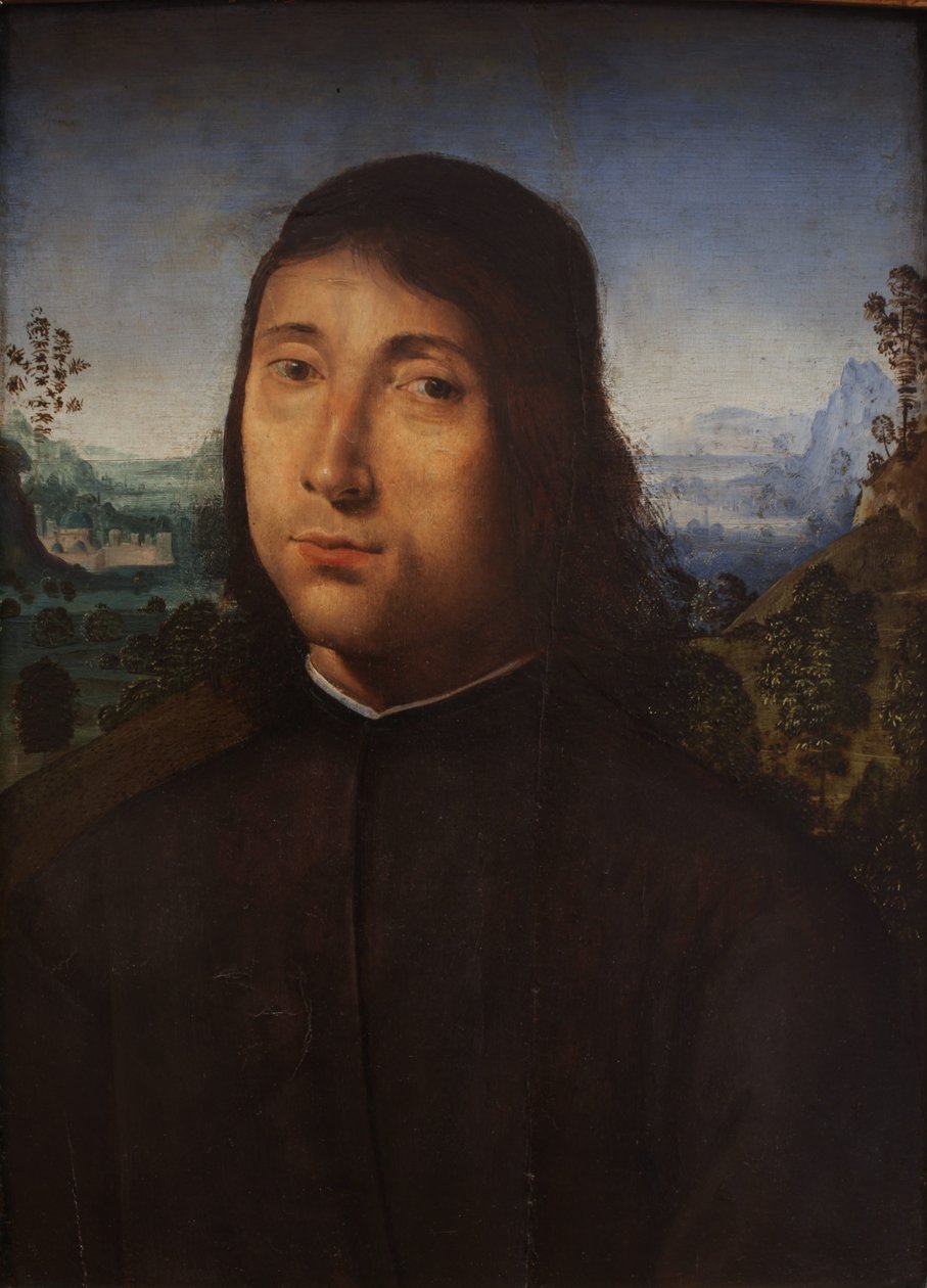Portræt af en ung mand af fl. in Florence in the late 15th century.