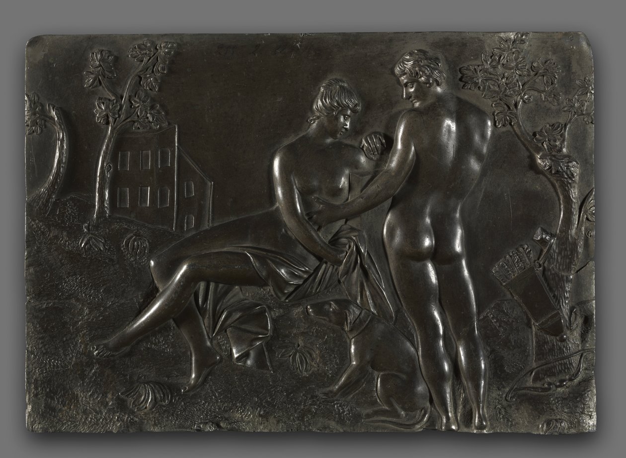 Venus og Adonis af follower of Georg Raphael Donner