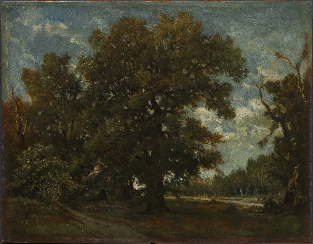 Egetræet af imitator of Théodore Rousseau