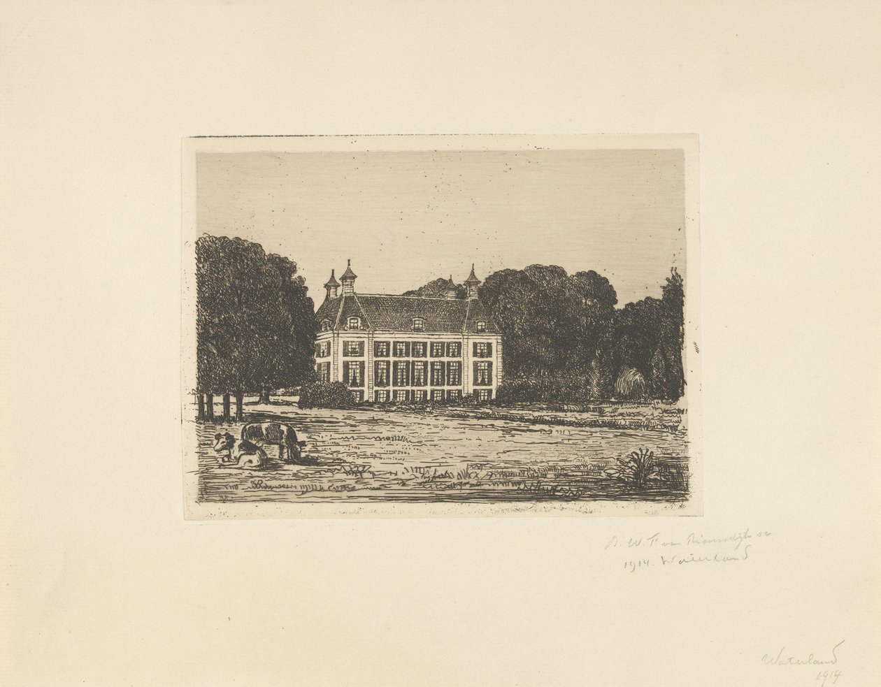 Waterland Estate af jonkheer Barthold Willem Floris van Riemsdijk