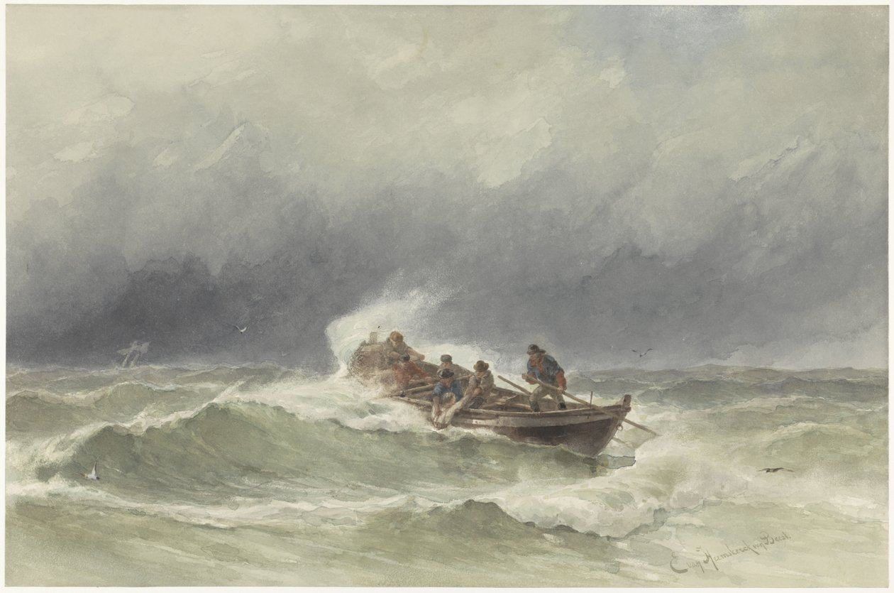 Redning til søs af jonkheer Jacob Eduard van Heemskerck