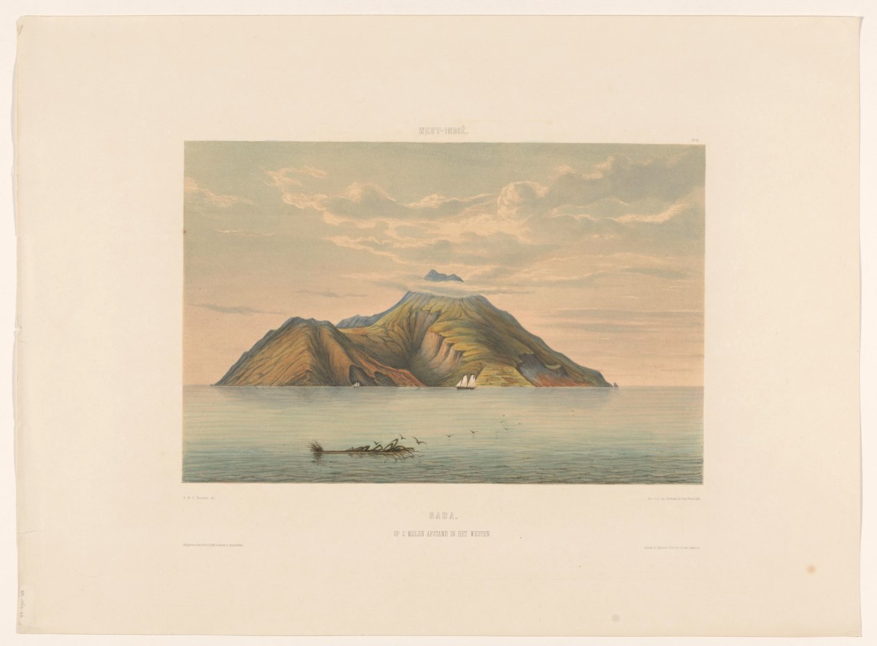 Saba Saba. 2 miles mod vest. (titel på objekt) af jonkheer Jacob Eduard van Heemskerck