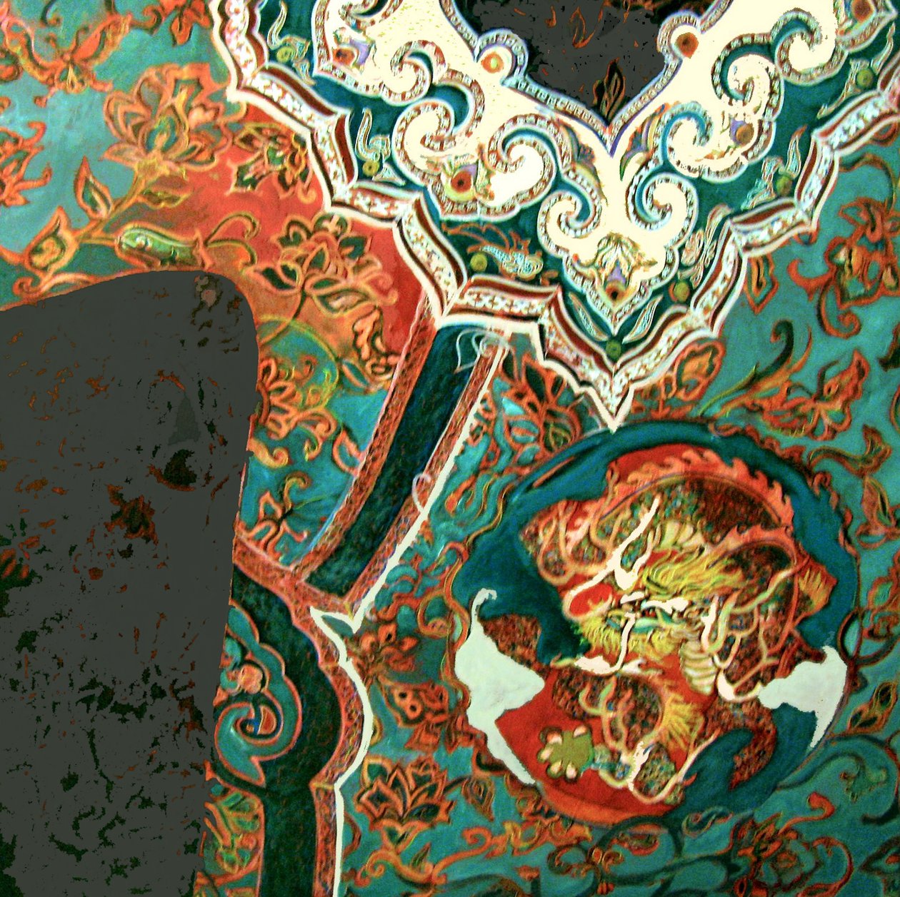 Kinesisk jakke, 2013 (blandede medier) af linda arthurs