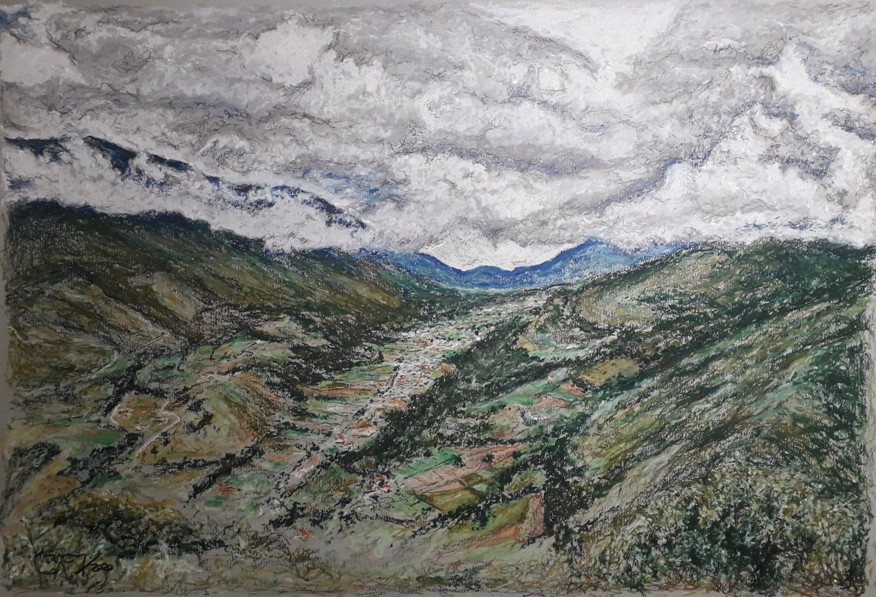 THE VENEZUELAN ANDES - VENEGARA EDO VILLAGE. TACHIRA af miguelmendez_art.ve