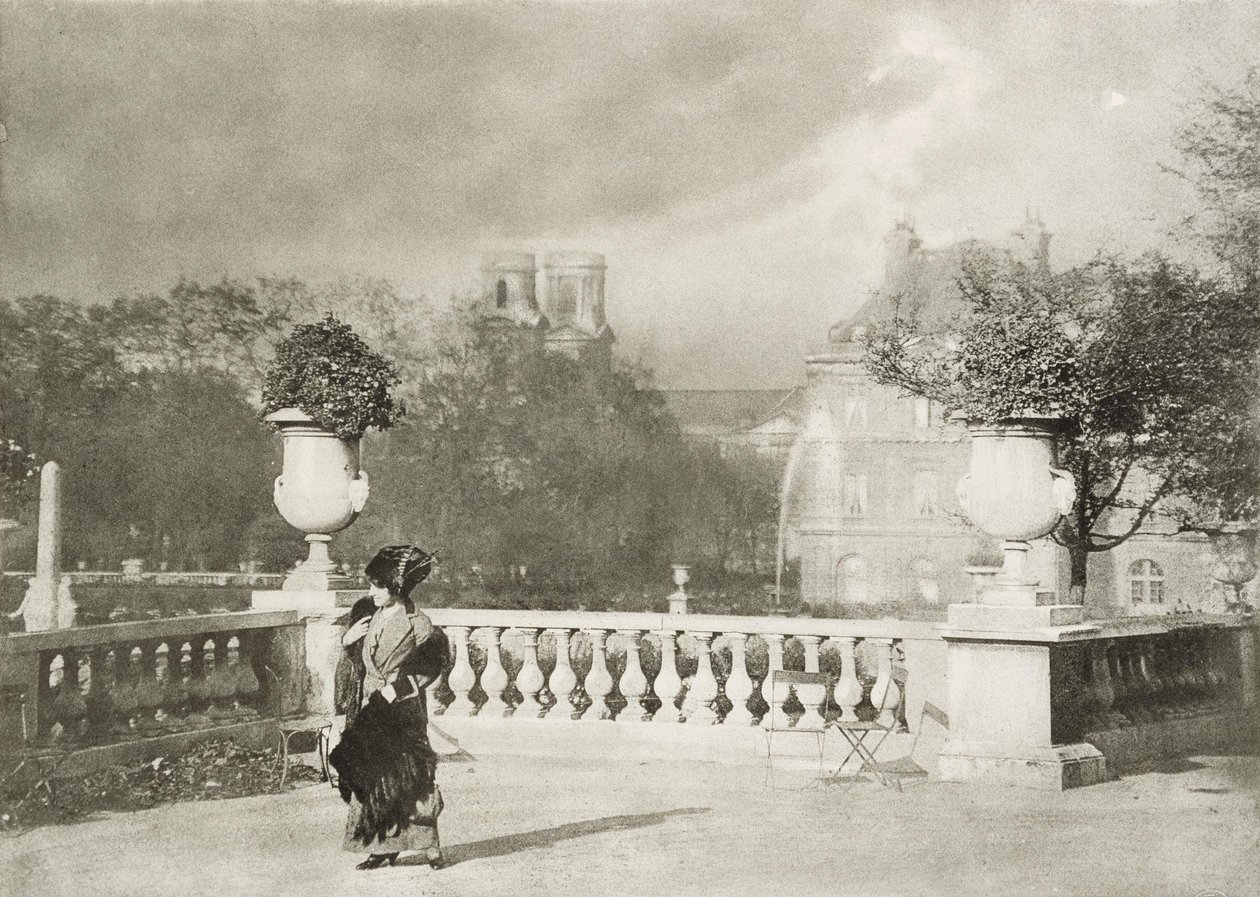 Kvinde i Luxembourg Haver af Émile Joachim Constant Puyo