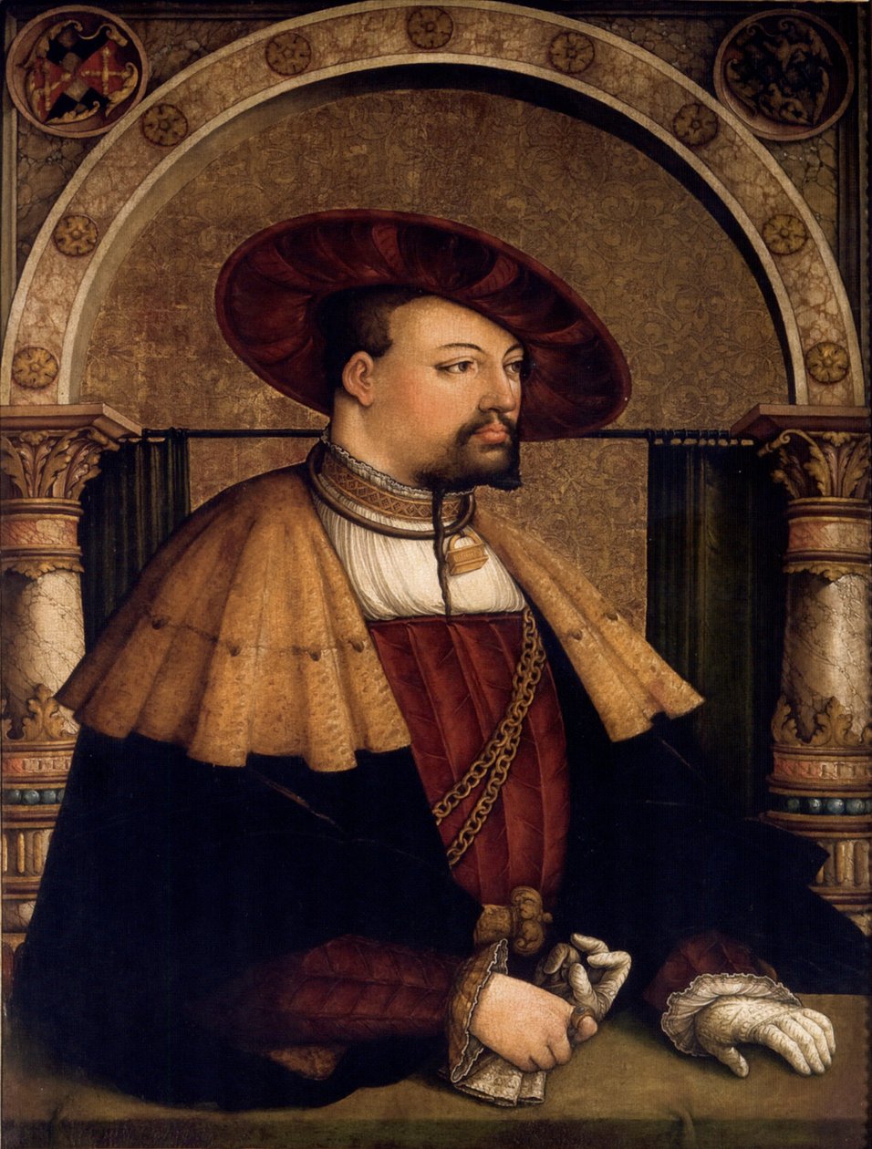 Portræt af Eitelfriedrich III. von Zollern, 1561 af Josef Weis