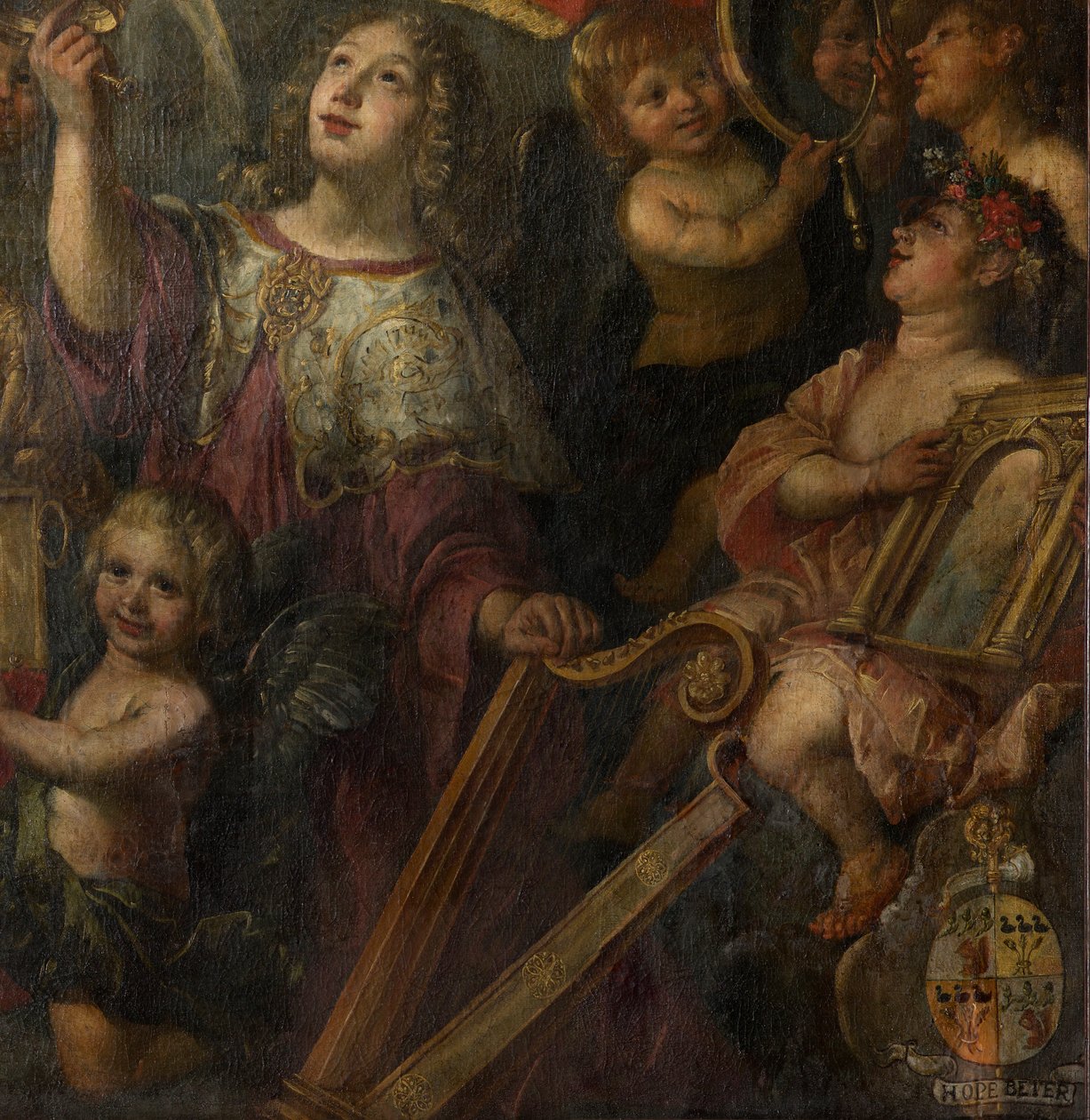 Sognekirke (Saint Walburga Kirke). maleri. Nicolas DeLiemaeckere. af or Liemaecker Nicolaas de Liemakere