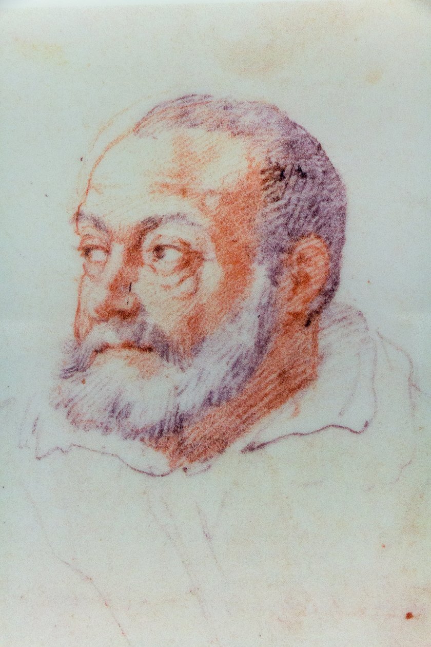 Portræt af Jacopo Barozzi da Vignola af or Zuccaro Federico Zuccari