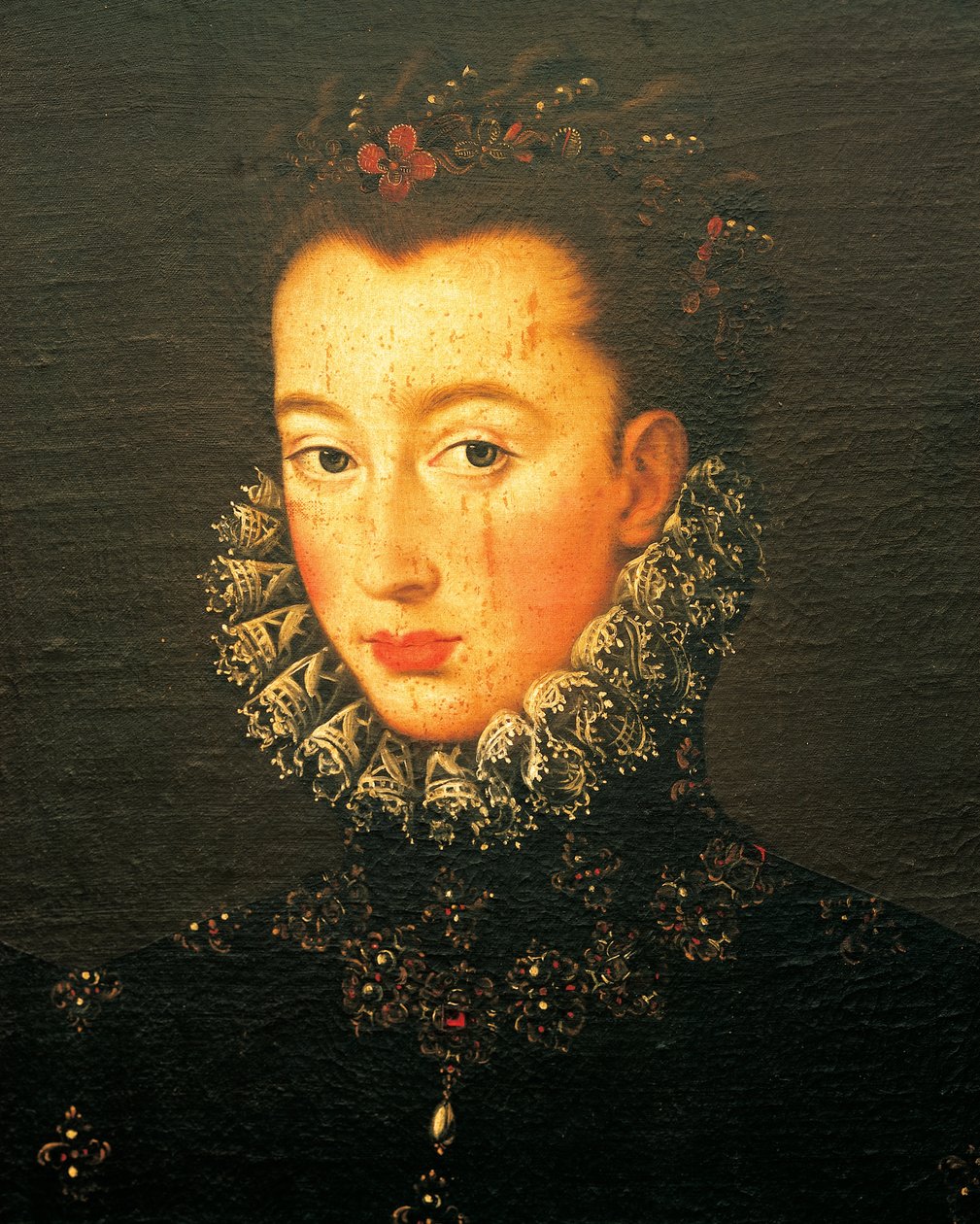 Portræt af Lucrezia d