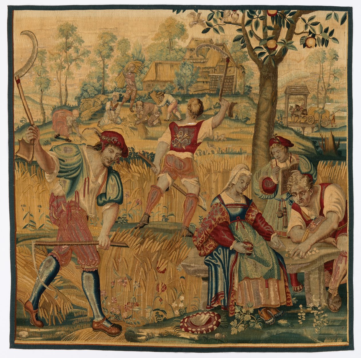 Sommer: Høstscene af possibly by Gobelins Manufactory