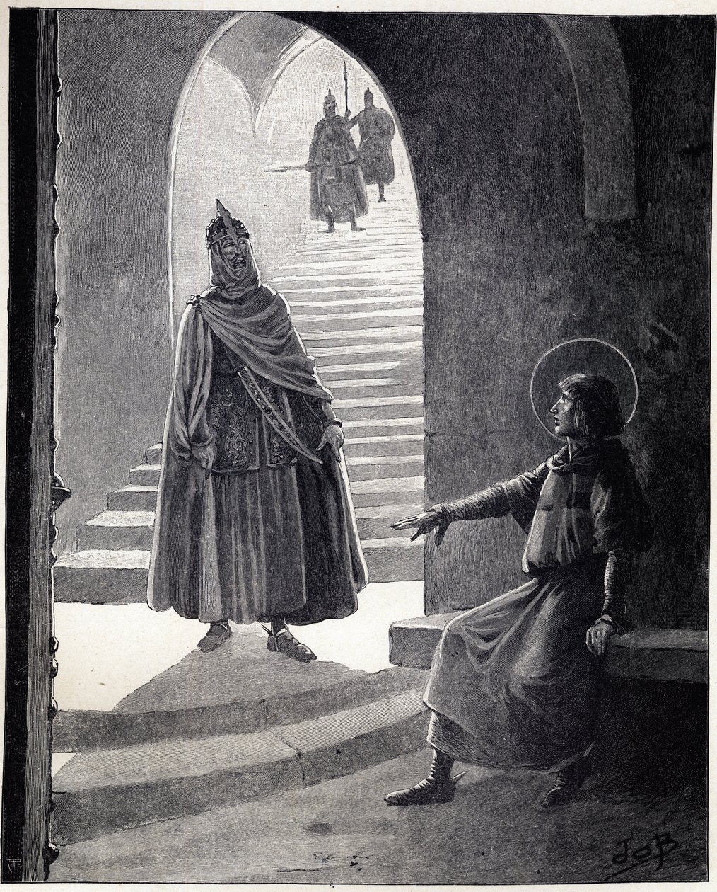 Vær en kristen, jeg vil gøre dig til ridder, Louis IX