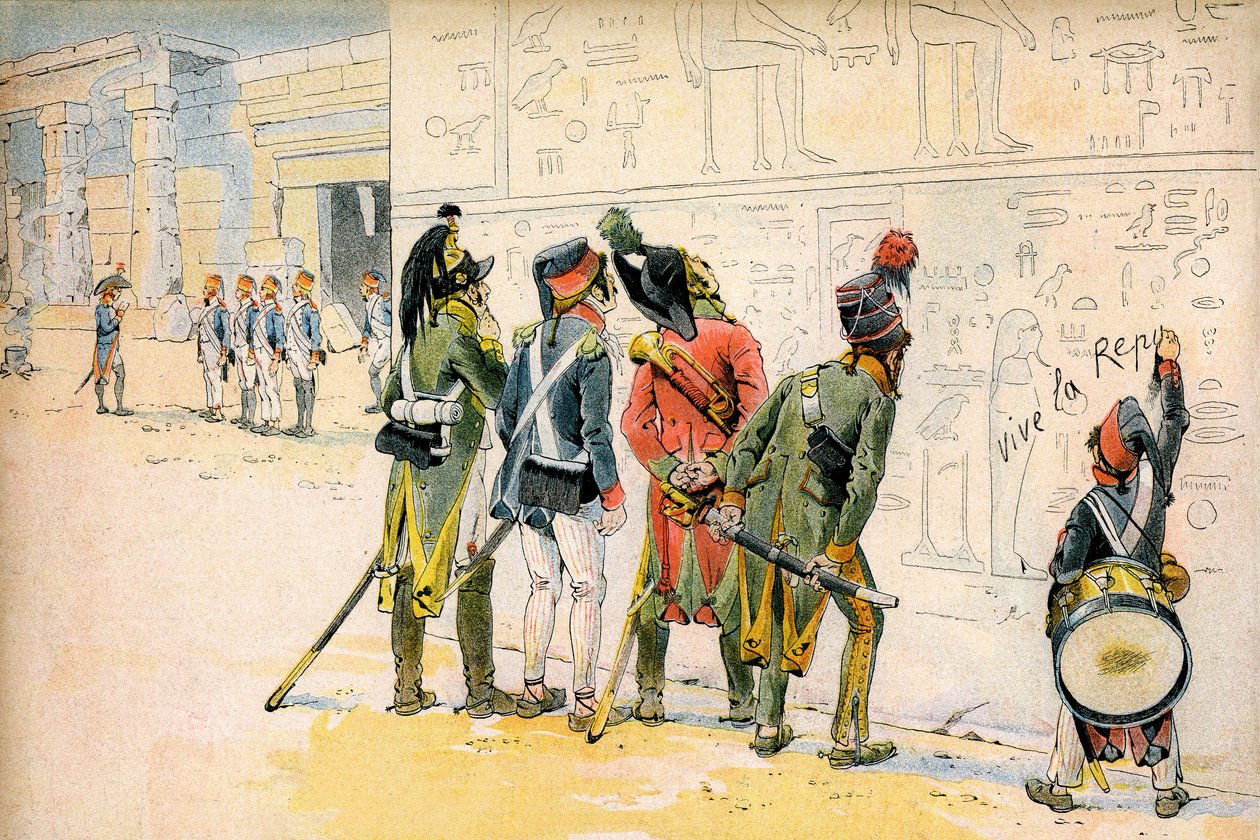 Felttoget i Egypten af pseudonym for Onfray de Breville Jacques Job