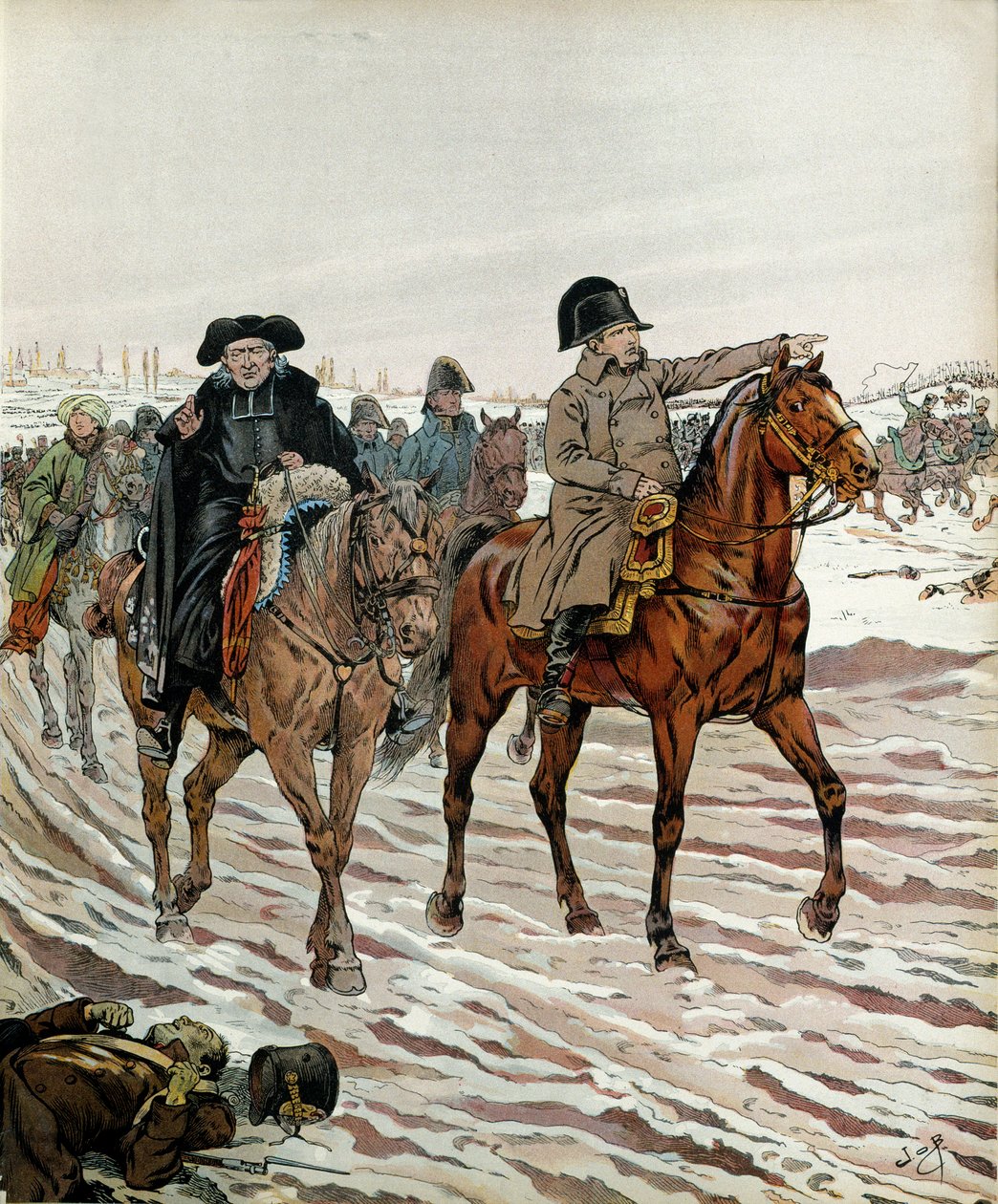 Under det franske felttog, efter slaget ved Brienne den 29. januar af pseudonym for Onfray de Breville Jacques Job