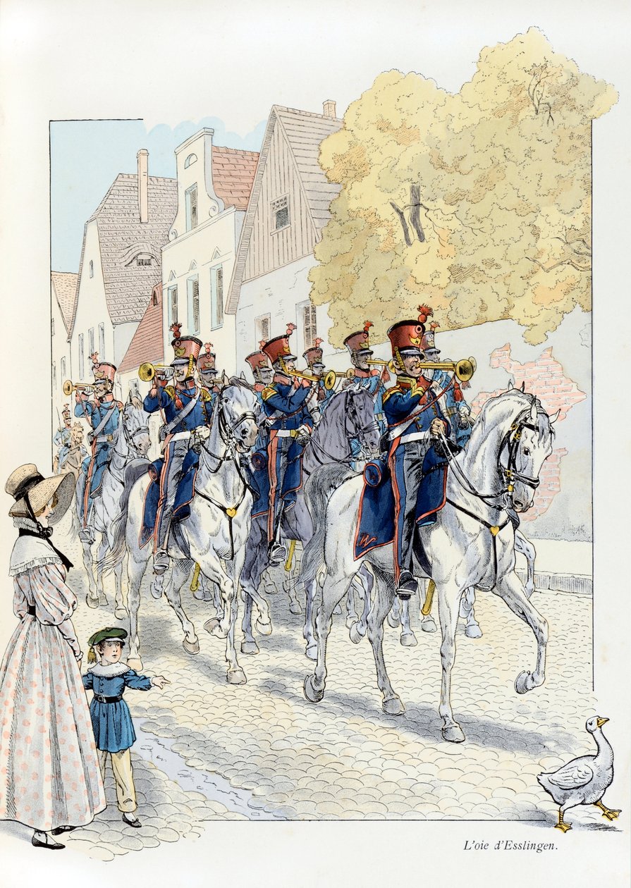 Illustration fra bogen "A la Glory des Betes"" tekst af A Fabre, tegninger af Jacques Marie Gaston Onfray de Breville dit JOB (1858-1931), udgiver Maison Alfred Mame et fils: L