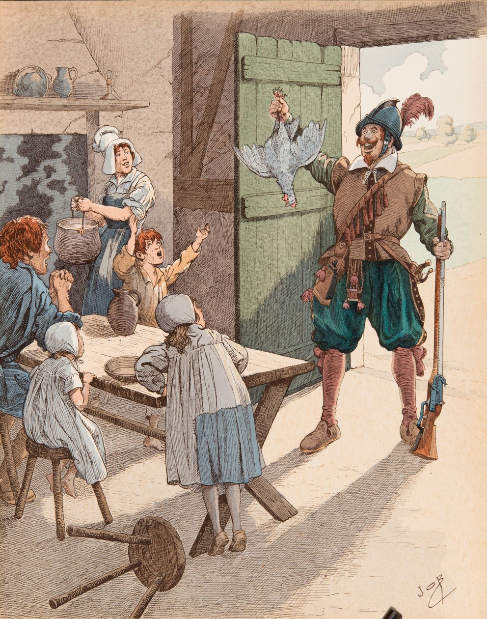 Jacques Marie Gaston Onfroy de Breville dit JOB (1858-1931) - Pottepigen på Henri IV
