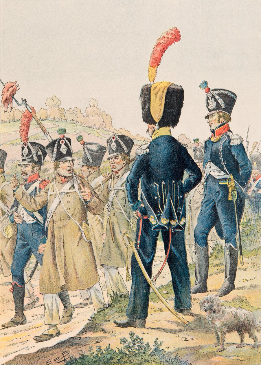 Jacques Marie Gaston Onfroy de Breville dit JOB (1858-1931) - Udrustning af franske tropper til enhver tid: Officerer af Voltigeurs og lette infanterijægere under det første imperium, privat samling af pseudonym for Onfray de Breville Jacques Job