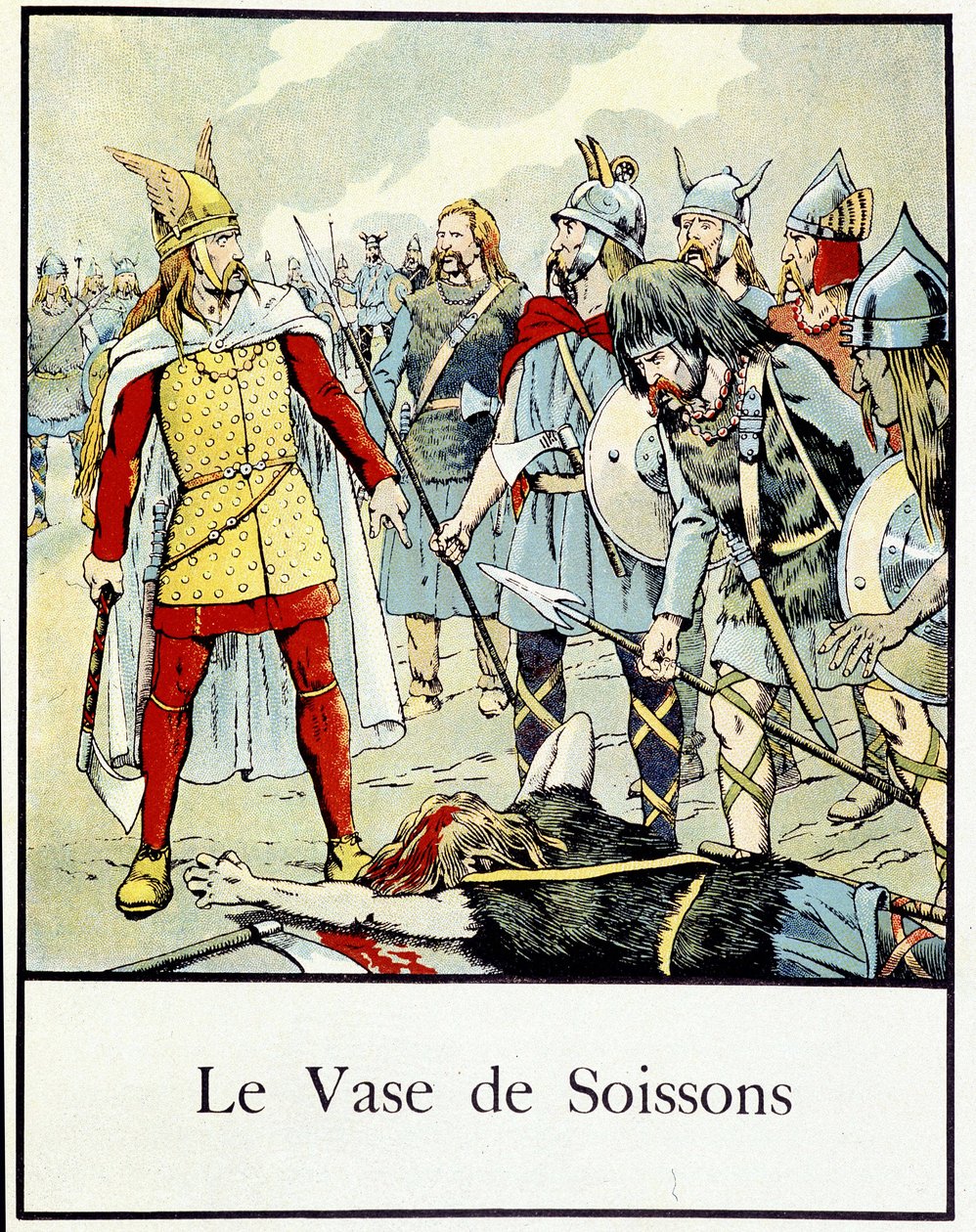 The Vase of Soissons - i "" A little history of France"" af Jacques Bainville, red. Manke af pseudonym for Onfray de Breville Jacques Job
