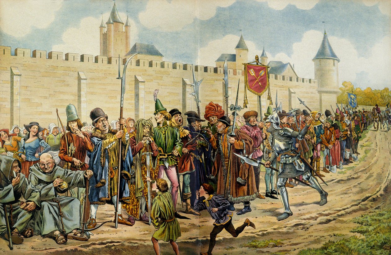 Ludvig XI af Frankrig, kendt som den forsigtige (1423-1483), anmeldt den 14. september af pseudonym for Onfray de Breville Jacques Job