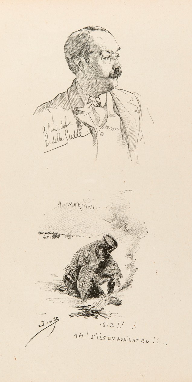 Portræt af Job (Jacques Marie Gaston Onfroy de Breville af pseudonym for Onfray de Breville Jacques Job