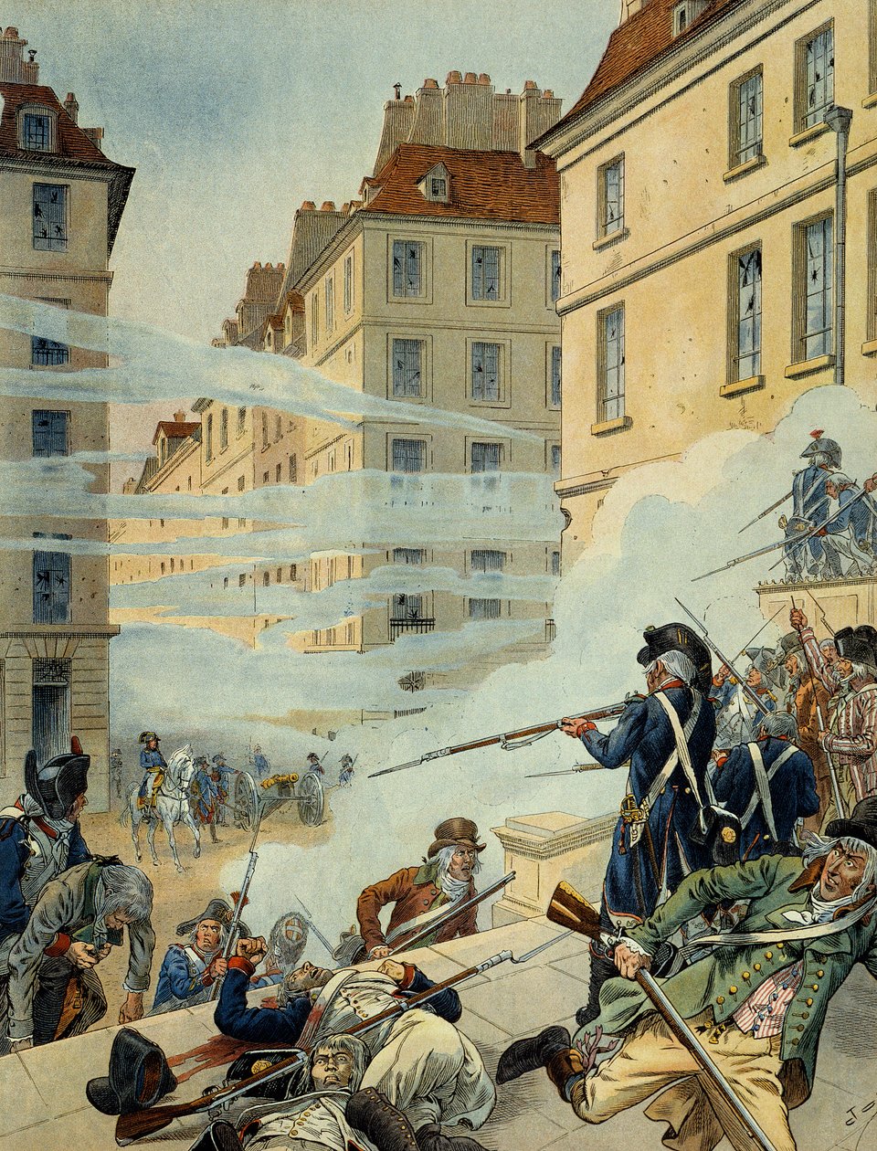 Royalistisk oprør mod konventet den 5. oktober af pseudonym for Onfray de Breville Jacques Job