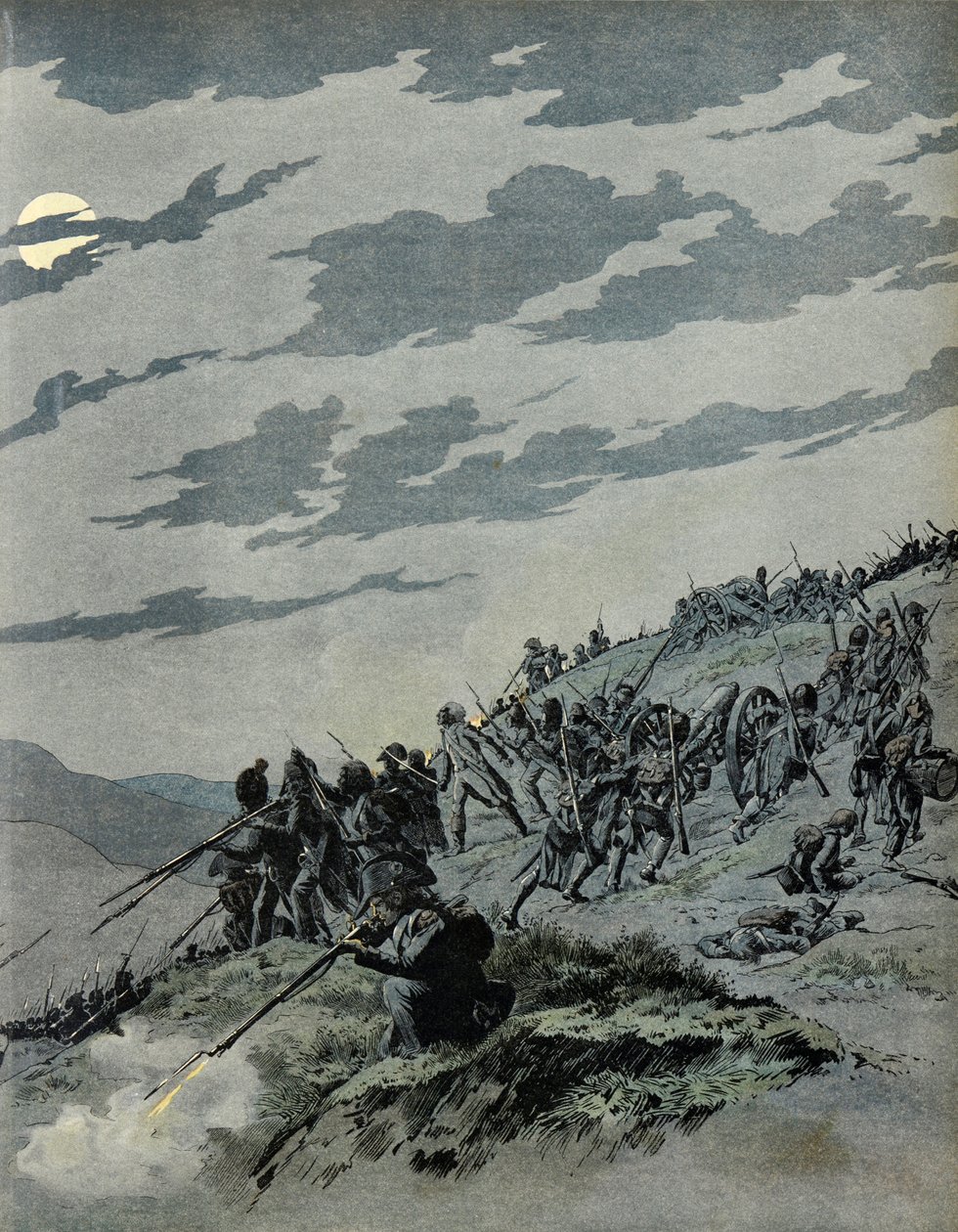 Pyrenæernes hær mod spanierne - Theophile Malo Corret de La Tour (eller Latour) d