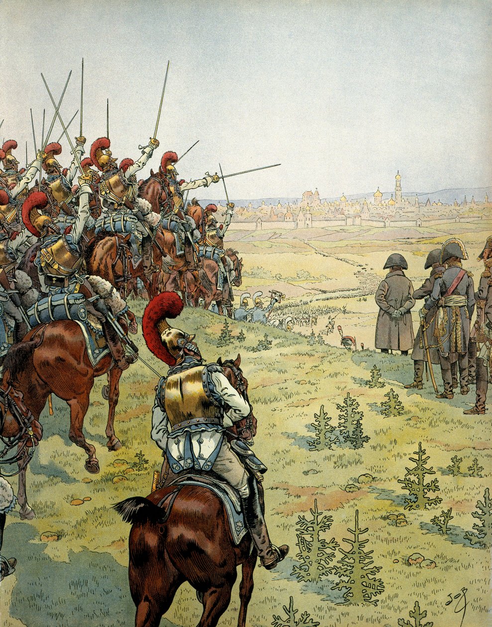 Den russiske kampagne af pseudonym for Onfray de Breville Jacques Job