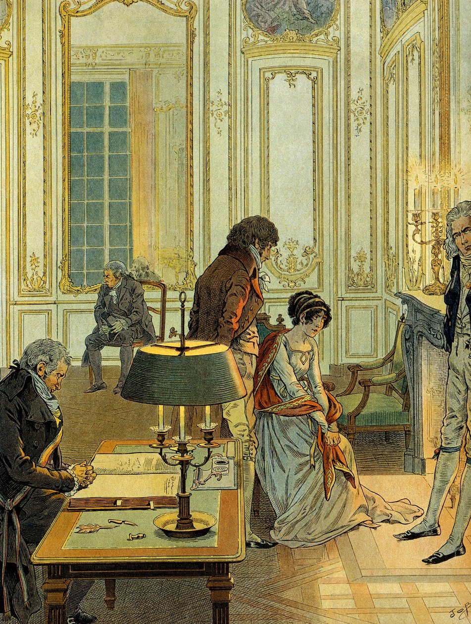 Dag for Napoleon I Bonapartes borgerlige vielse af pseudonym for Onfray de Breville Job