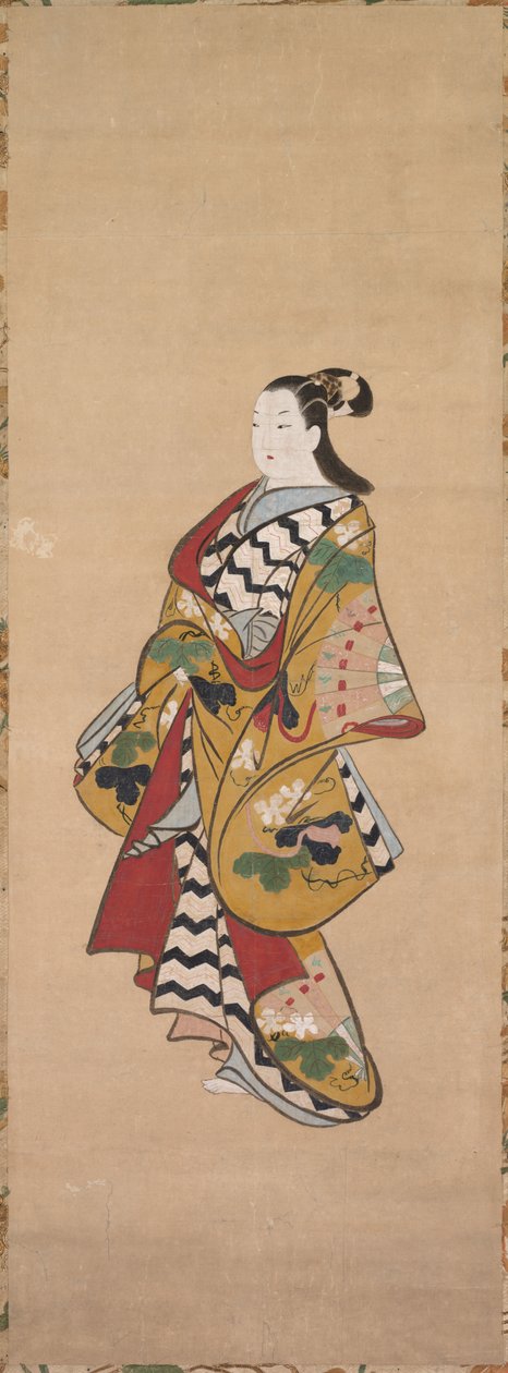 Kurtisane af studio of Kaigetsudō Ando