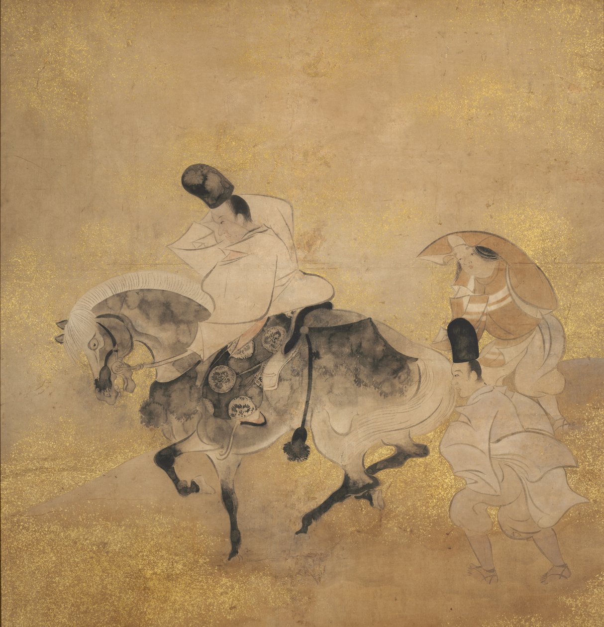Overfart ved Sano af studio of Tawaraya Sōtatsu