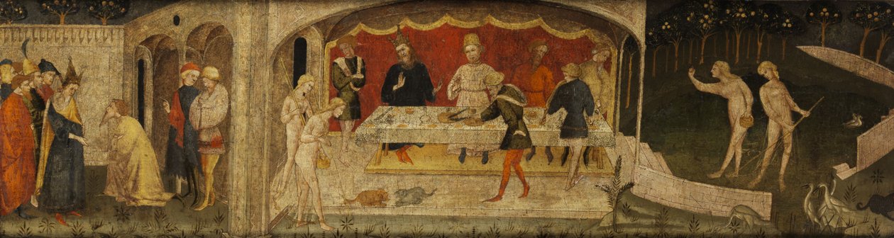 Frontpanel af en kassone af the Master of Charles of Durazzo