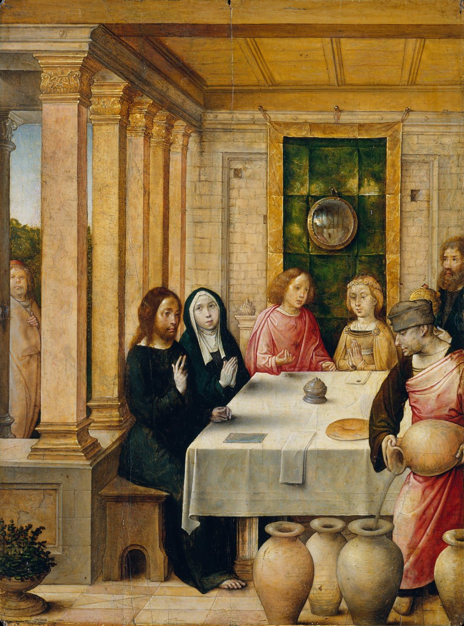 Bryllupsfesten i Kana, ca. 1500-1504. af the Elder Juan de Flandes