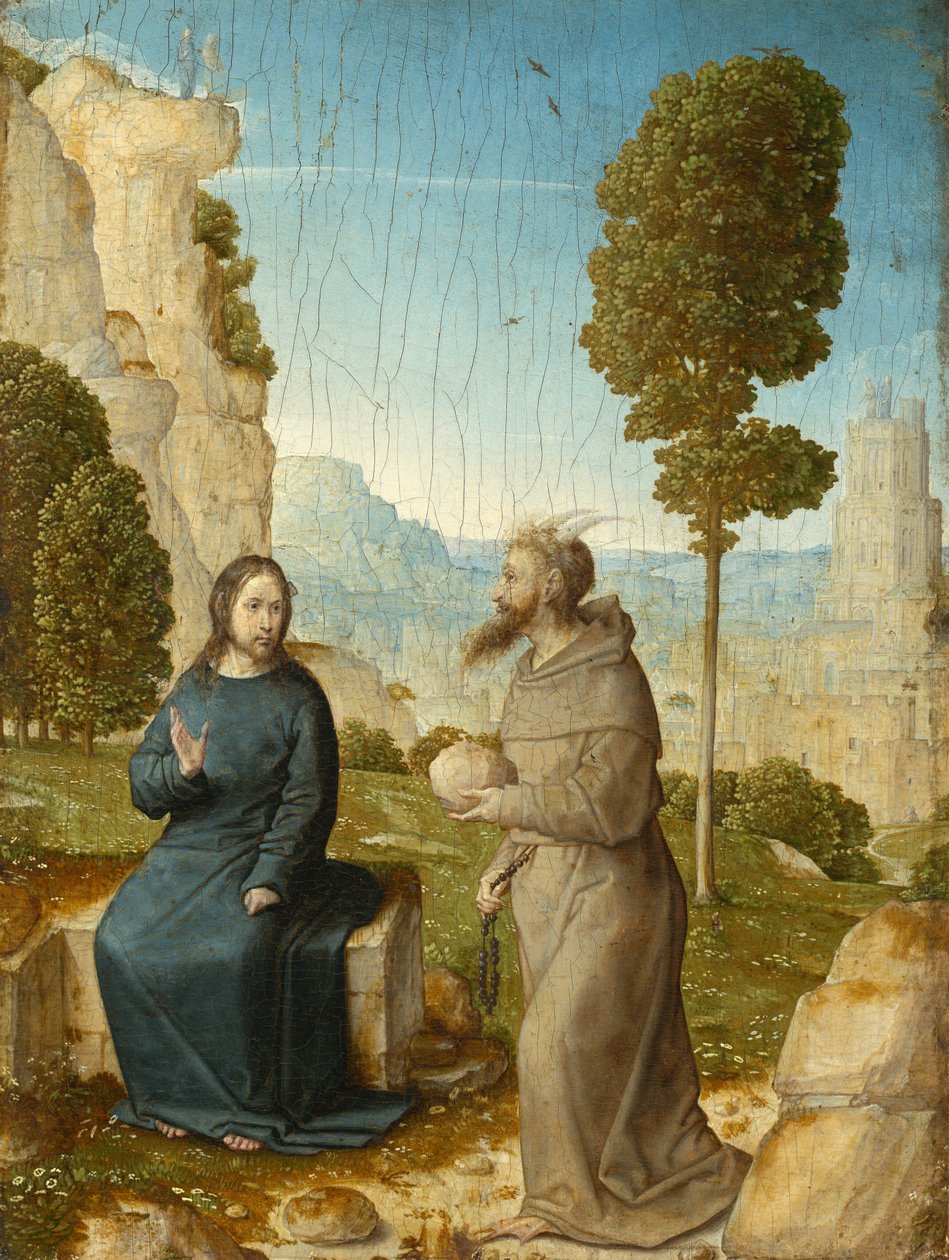 Kristi fristelse, ca. 15001504. af the Elder Juan de Flandes