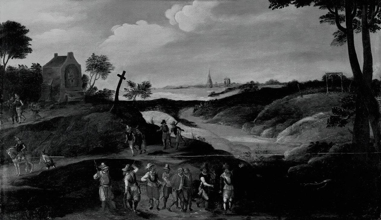 Landskab med figurer, ca. 160025. af the younger Joos de Momper