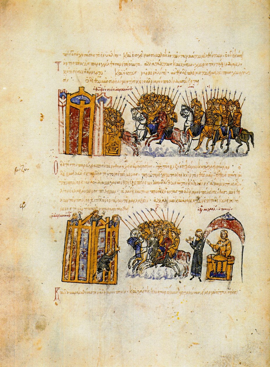 Skylitzes Matritensis, fol. 36v af Unknown