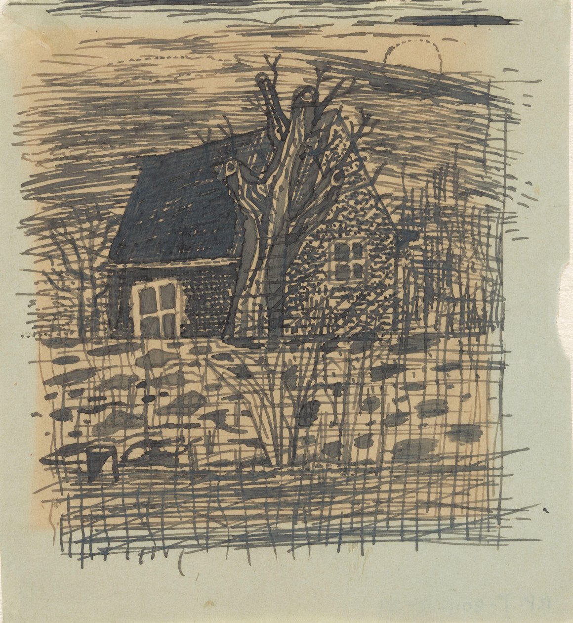 Hus af unknown (signed by artist)