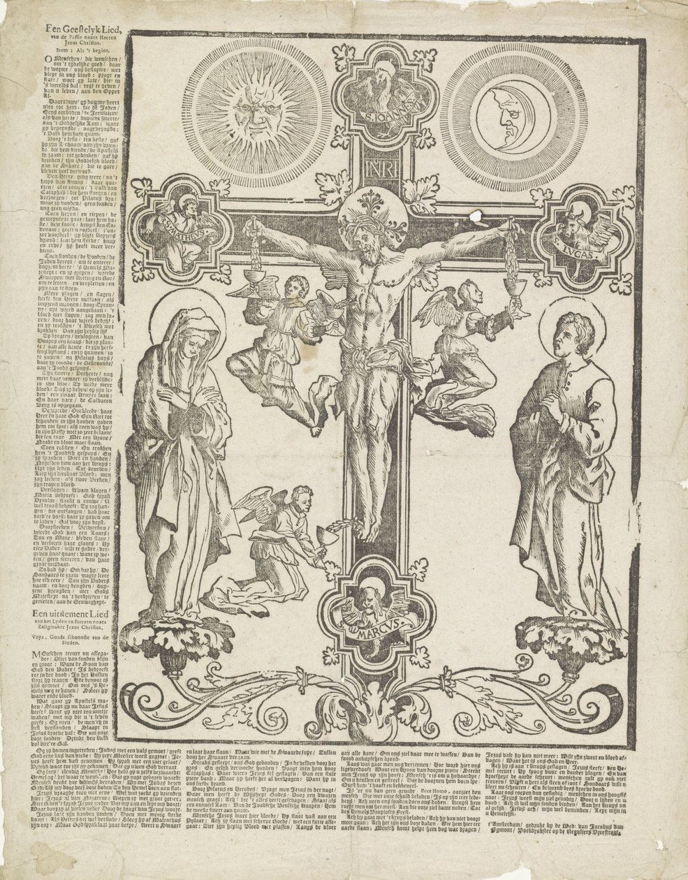 En åndelig sang / om vor Herres lidenskab / Jesu Kristi (titel på objekt) af weduwe Jacobus van Egmont