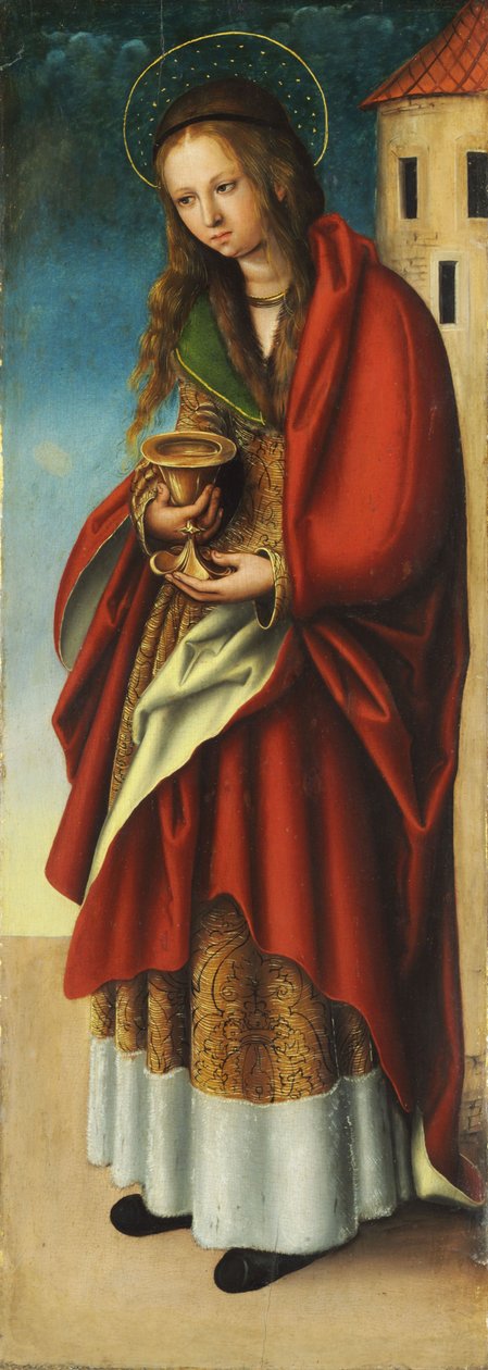 Sankt Barbara af workshop of Lucas Cranach the Elder
