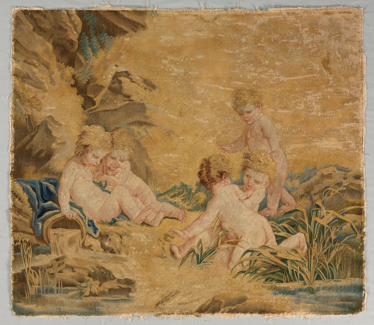 Børn leger: Badet af workshop of Charron