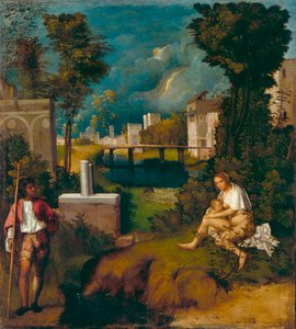 The Tempest, ca. 1508 (olie på lærred)