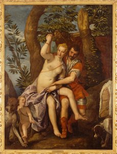 Venus og Adonis af (1528-88) (and studio) Veronese
